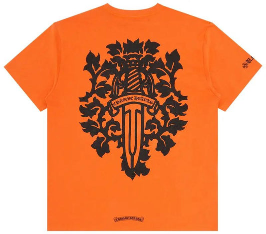 Orange Chrome Heart Shirt