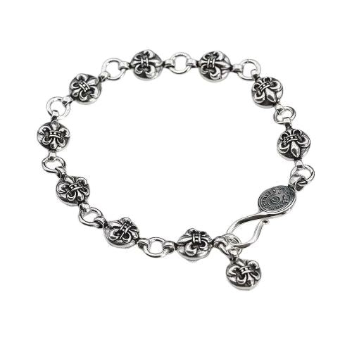 Chrome Hearts Fleur Link Chain Bracelet