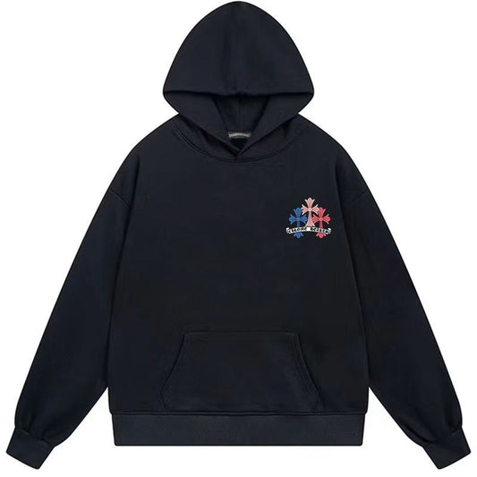 Chrome Hearts Rainbow Cross Black Hoodie