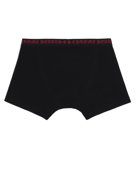Chrome Hearts Black Cotton Boxer Brief