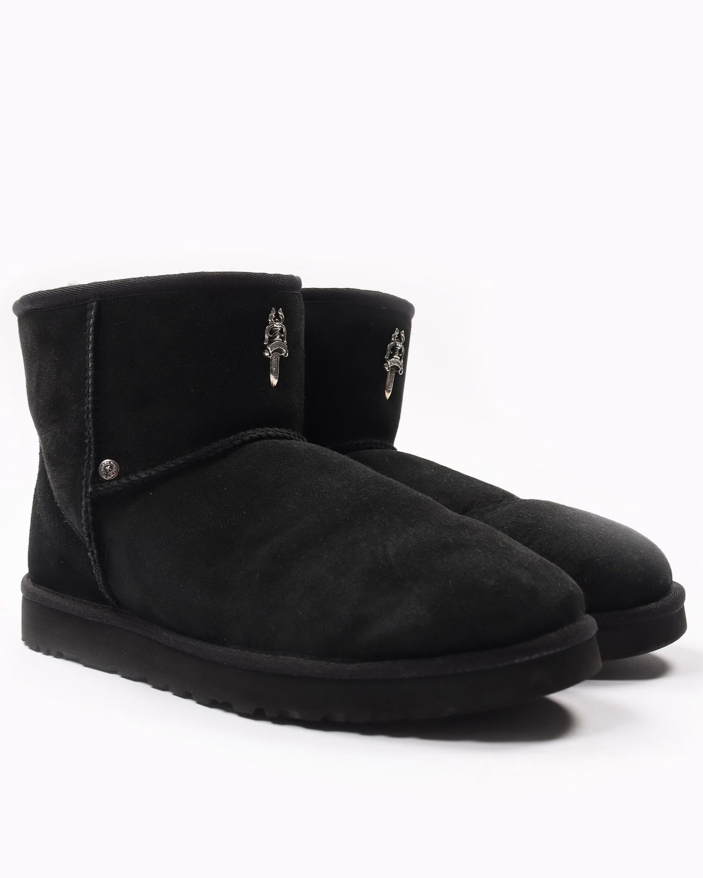 Chrome Hearts x UGG Dagger Embellished Boots Black