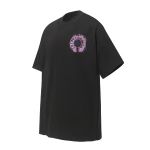 Chrome Hearts Purple Horseshoe Graphic T-Shirt Black
