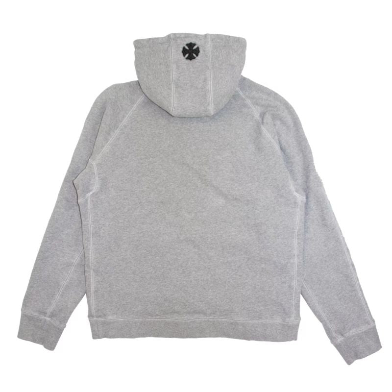 Leather Patch Fuck You Hoodie