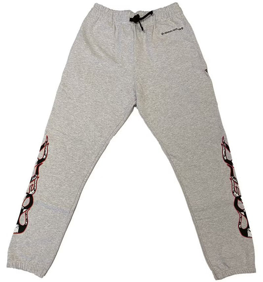 Chrome Hearts Matty Boy Brain Sweatpants Heather Grey