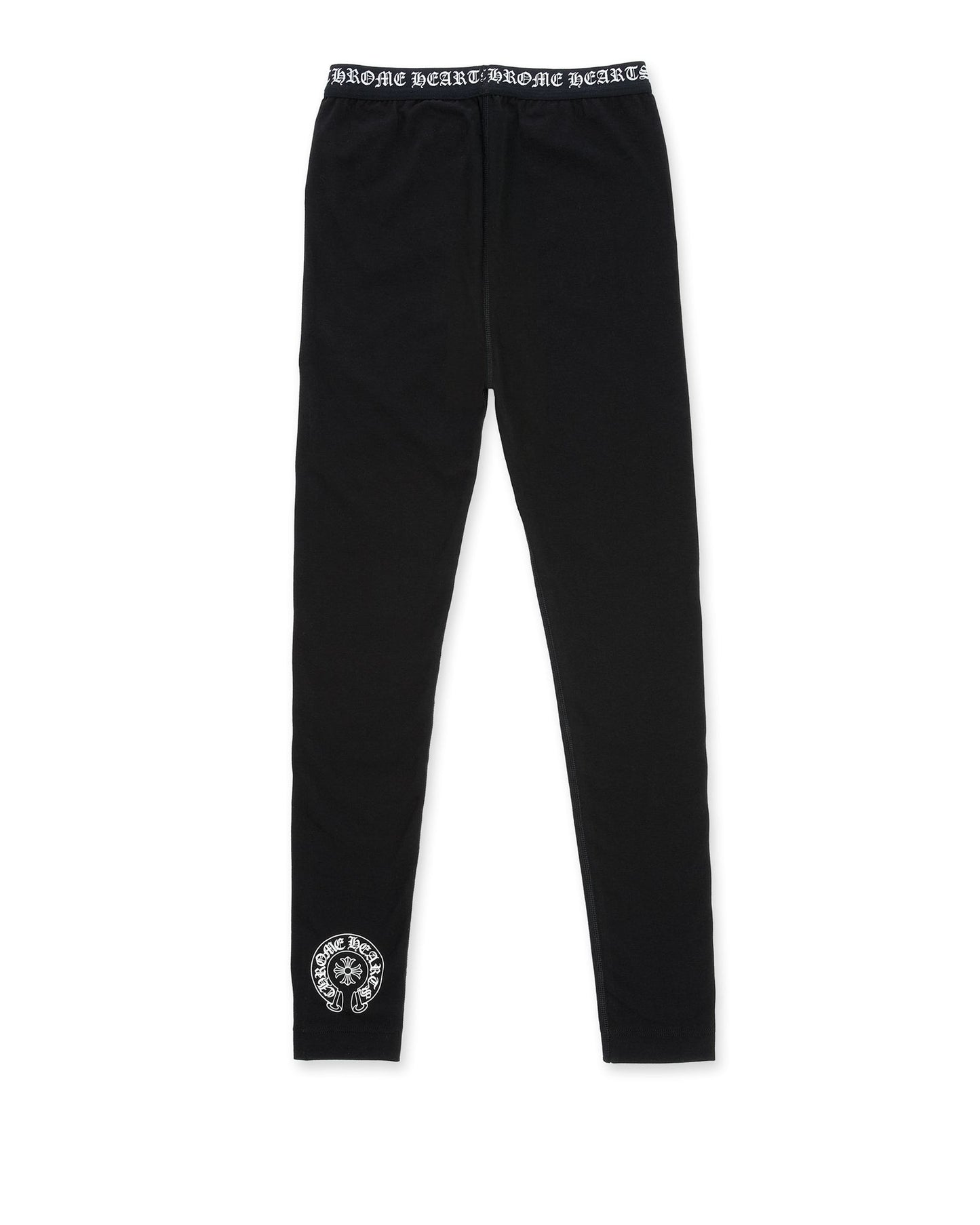 Chrome Hearts Black Cotton Leggings