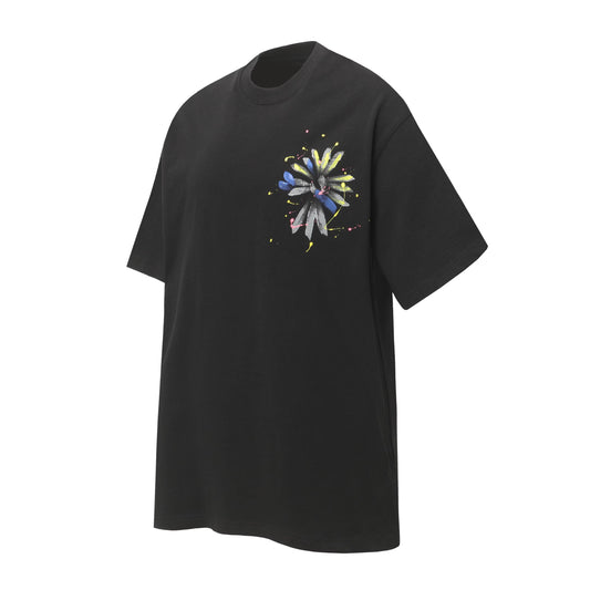 Chrome Hearts Paint Splatter Cross T-Shirt Black