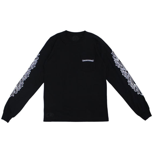 Chrome Heart Eye Chart Pink Dagger Long Sleeve T Shirt
