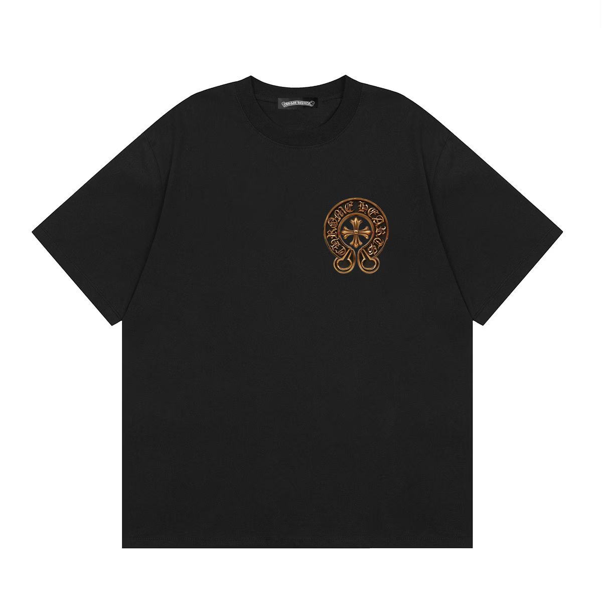 Chrome Hearts Scroll Logo T-Shirt Black