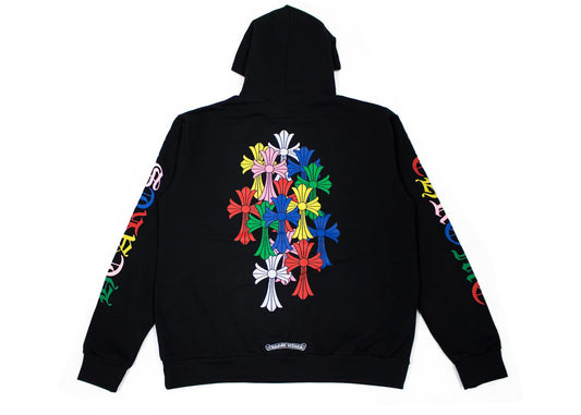 CH Script Multicolor Cross Cemetery Zip Up Hoodie