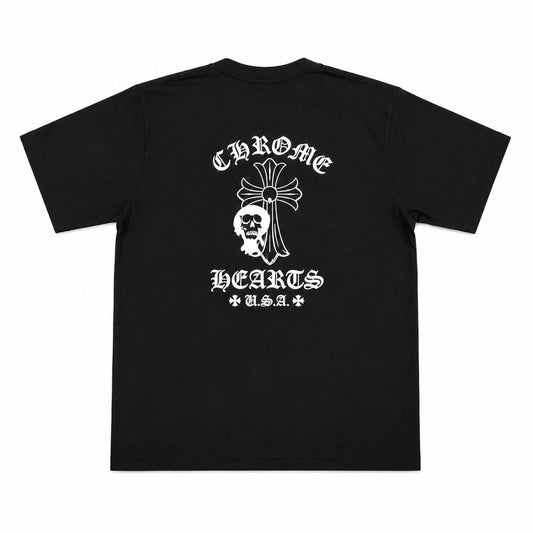 Bape x Chrome Hearts T-Shirt Black