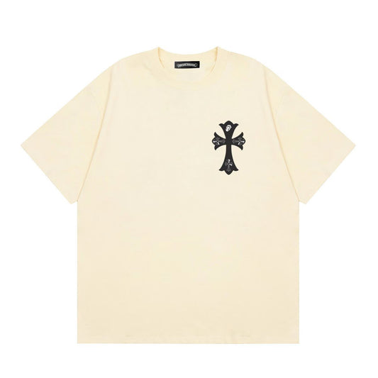 Chrome Hearts Cross Logo T-Shirt Cream