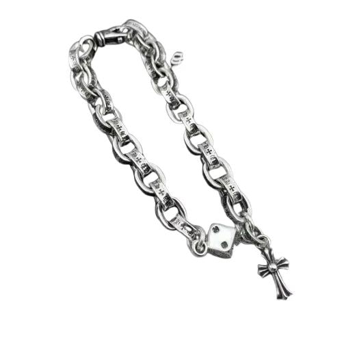 Chrome Hearts Dice & Cross Bracelet