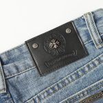 Chrome Style Levis Hearts Cyan Jeans