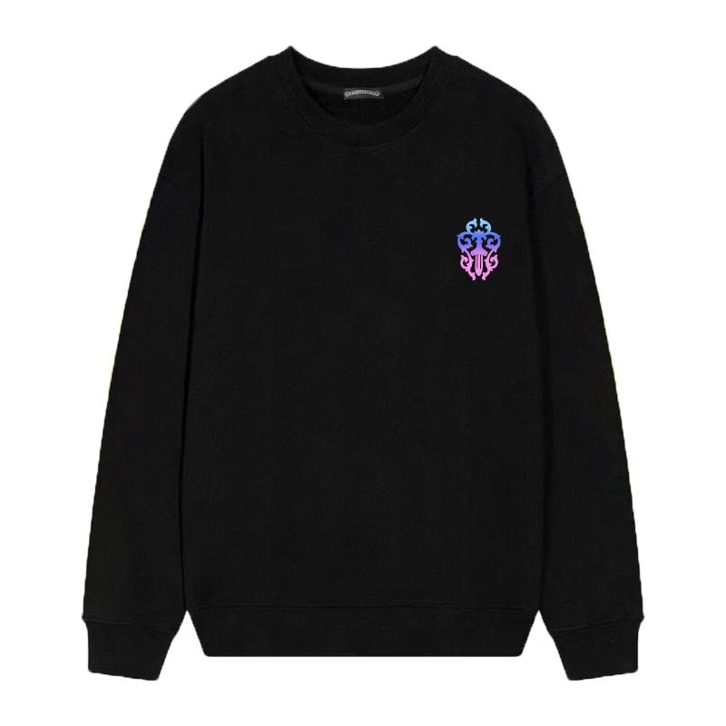 Chrome Hearts Gradient Gothic Logo Black Long Sleeve