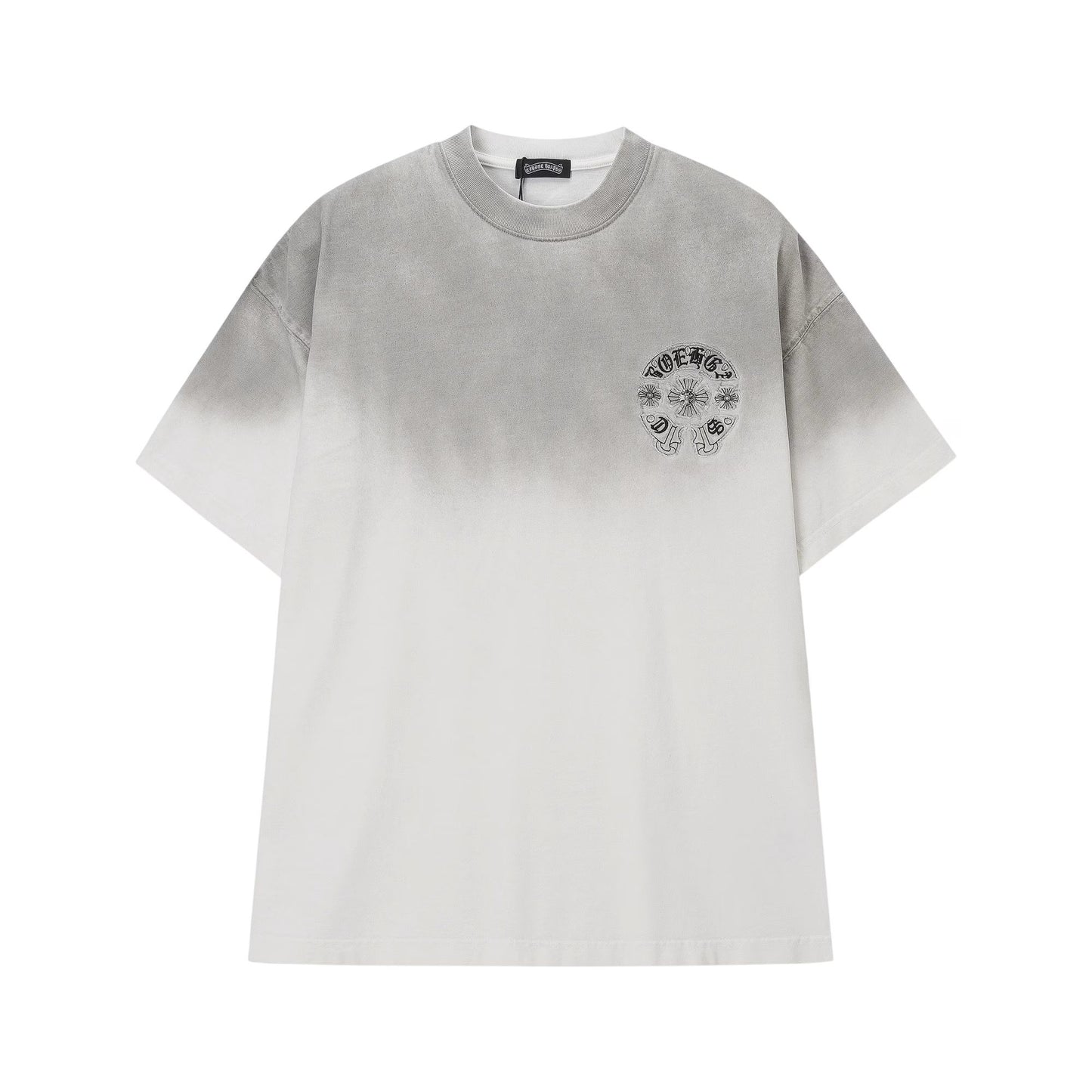Chrome Hearts White Gothic Cross Logo T-Shirt