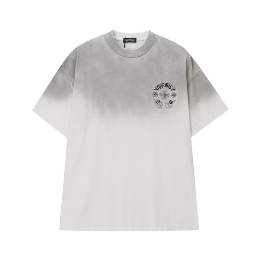 Chrome Hearts White Gothic Cross Logo T-Shirt