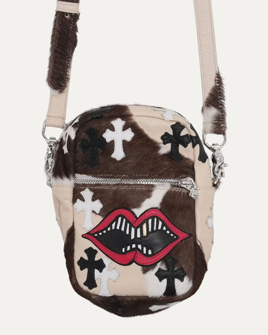 Chrome Hearts Matty Boy Chomper Cow Hide Taka Bag