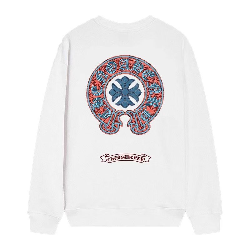 Chrome Hearts Aurelia Mosaic Cross LS White
