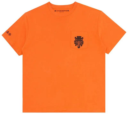 Orange Chrome Heart Shirt