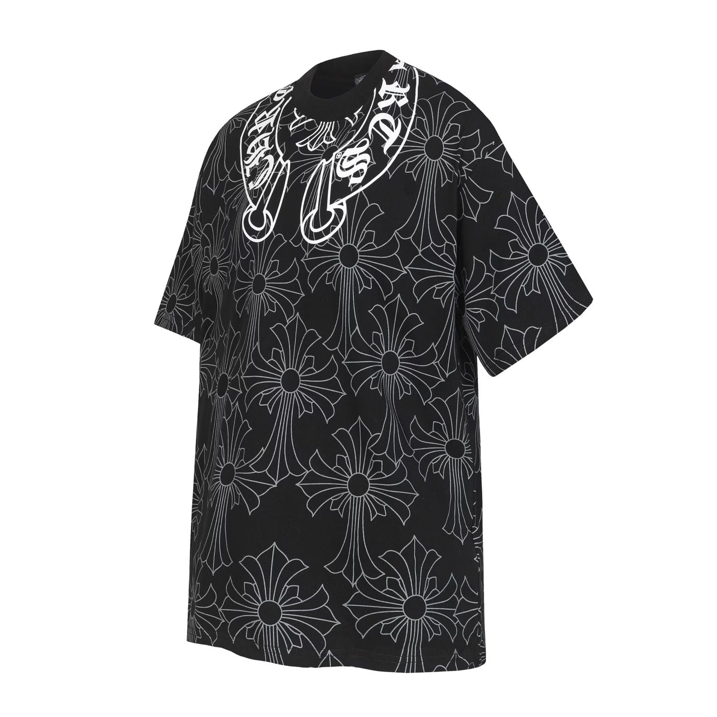 Chrome Hearts Cemetery Floral Cross T-Shirt
