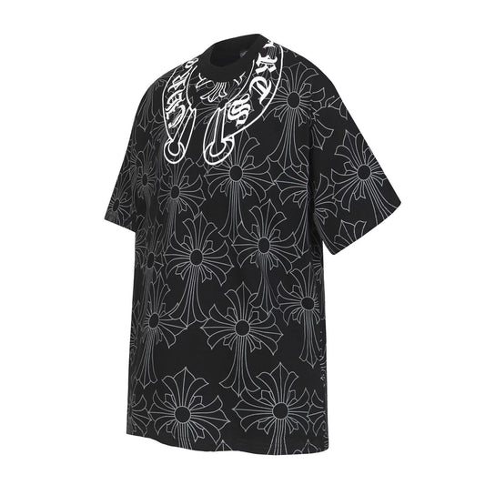 Chrome Hearts Cemetery Floral Cross T-Shirt