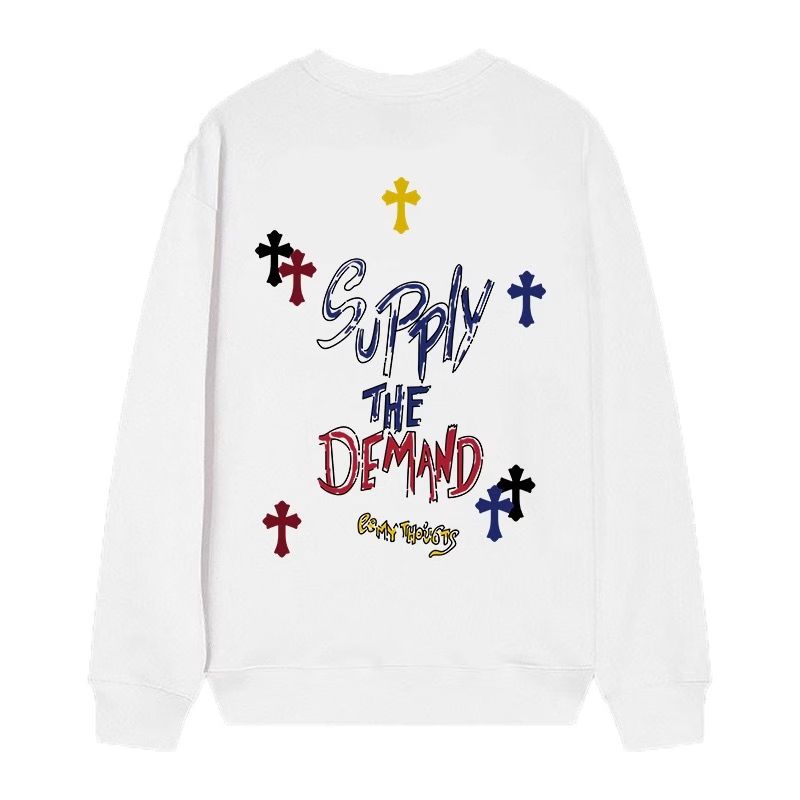 Supply The Demand Cross Graphic Sweatshirt – White