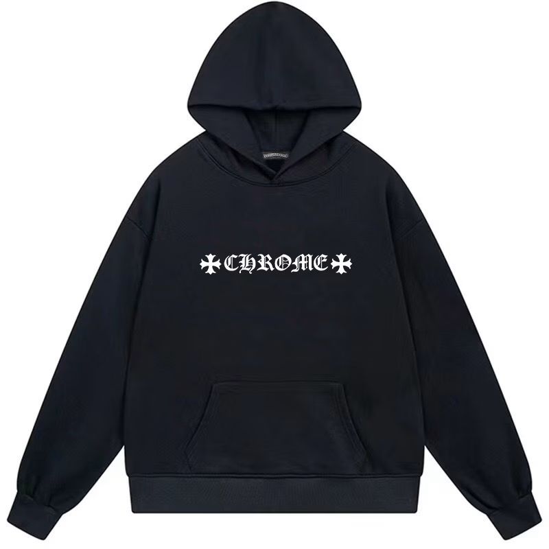 Chrome Hearts Multi Logo Graphic Black Hoodie