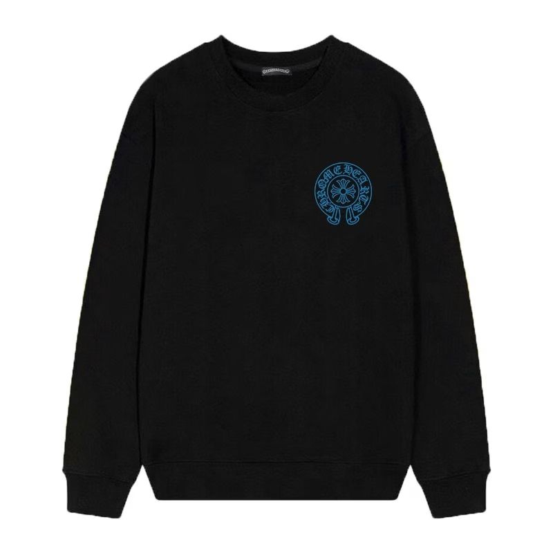 Chrome Hearts Blue Horseshoe Triple Cross Long Sleeve