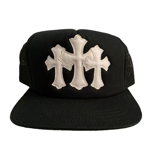 Chrome Hearts Cemetery Trucker Black Hat