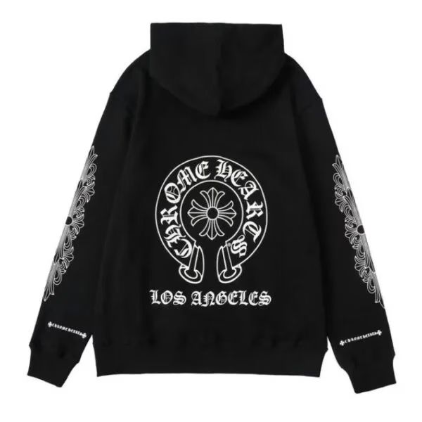 Chrome Hearts Los Angeles Zip-up Hoodie Black