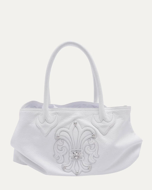 Chrome Hearts Embellished Fleur Patch Tote Bag