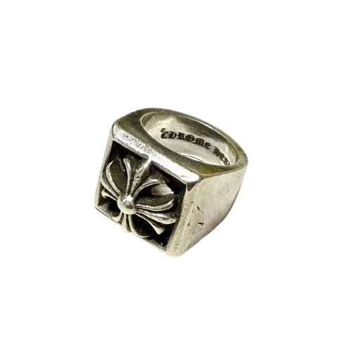 Chrome Hearts Square Cross Signet Ring