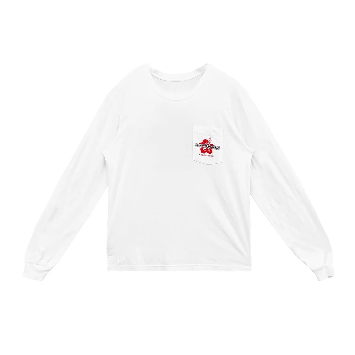 Chrome Hearts Honolulu Hibiscus Flower Long Sleeve Shirt