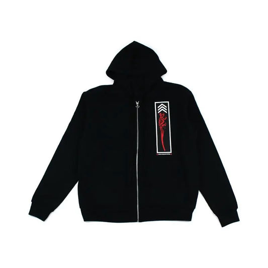 Chrome Hearts Black Foti Jarvis Block Zip Hoodie