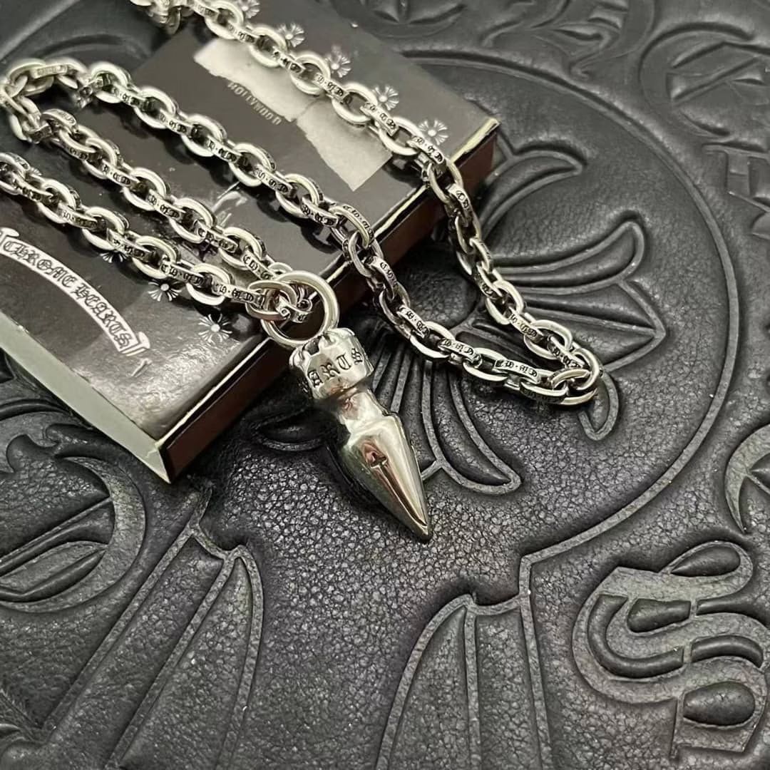 Chrome Hearts Dagger Pendant Link Necklace