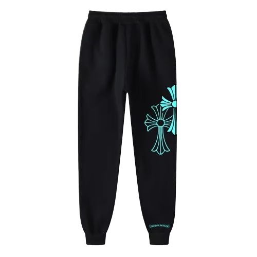 Chrome Hearts Sweatpants Blue Triple Cross