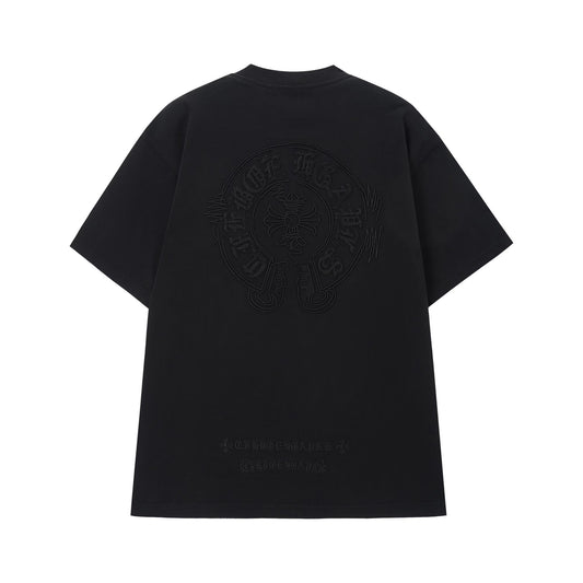 Chrome Hearts Tonal Horseshoe Logo Tee (Black)