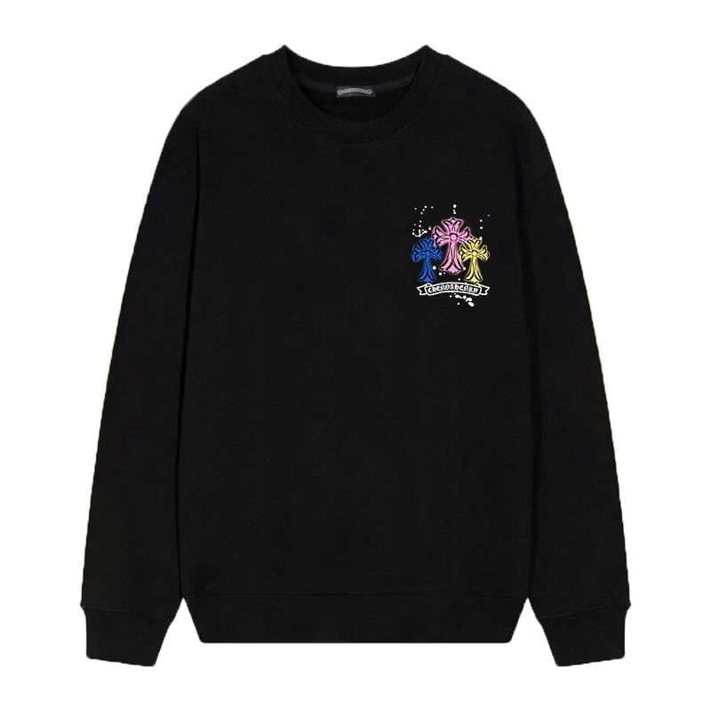 Chrome Hearts Neon Trinity Cross Long Sleeve Tee