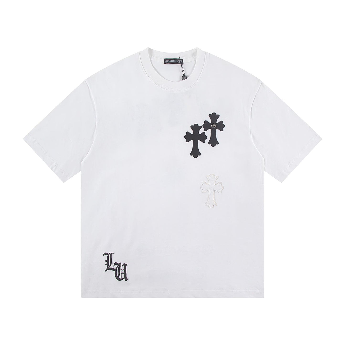 Chrome Hearts Triple Cross Patch White T-Shirt