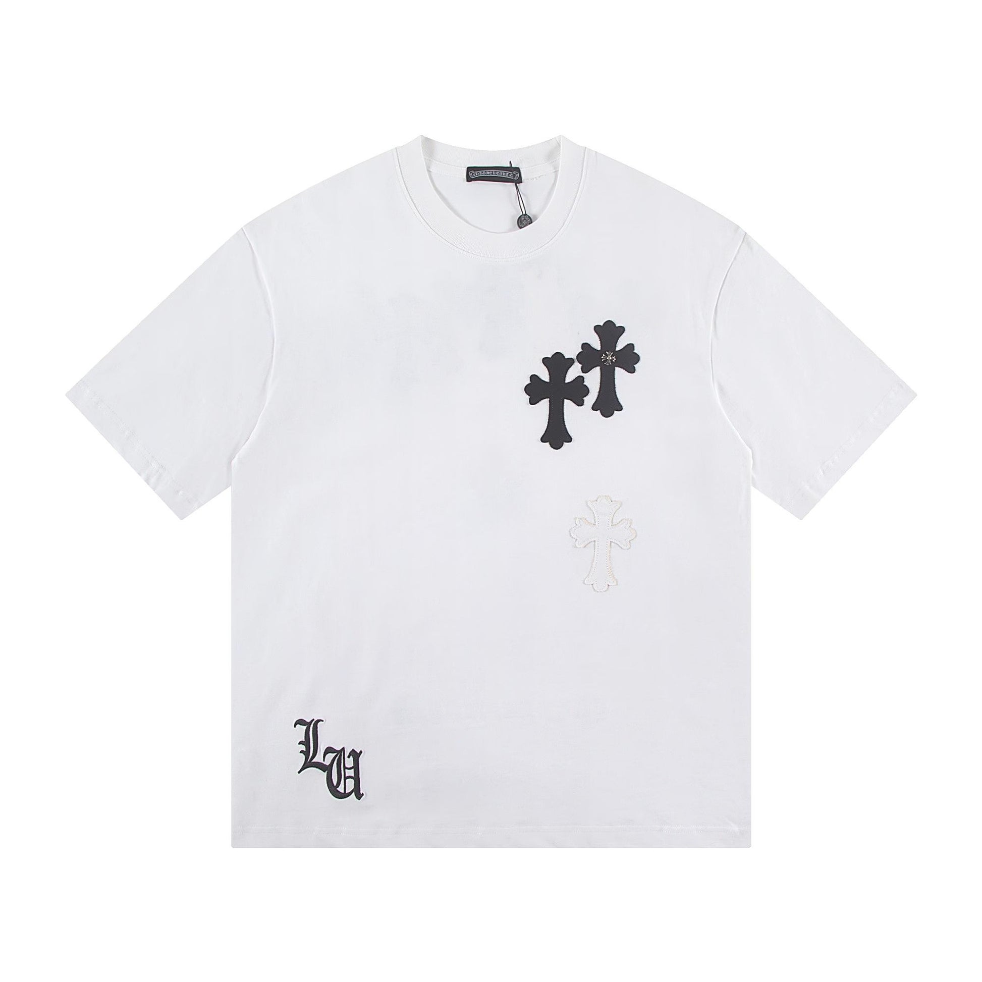 Chrome Hearts Triple Cross Patch White T-Shirt