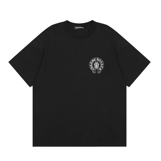 Chrome Heart American Flag T-Shirt in Black