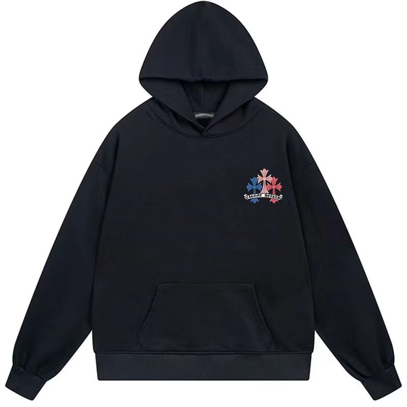 Chrome Hearts Rainbow Cross Black Hoodie