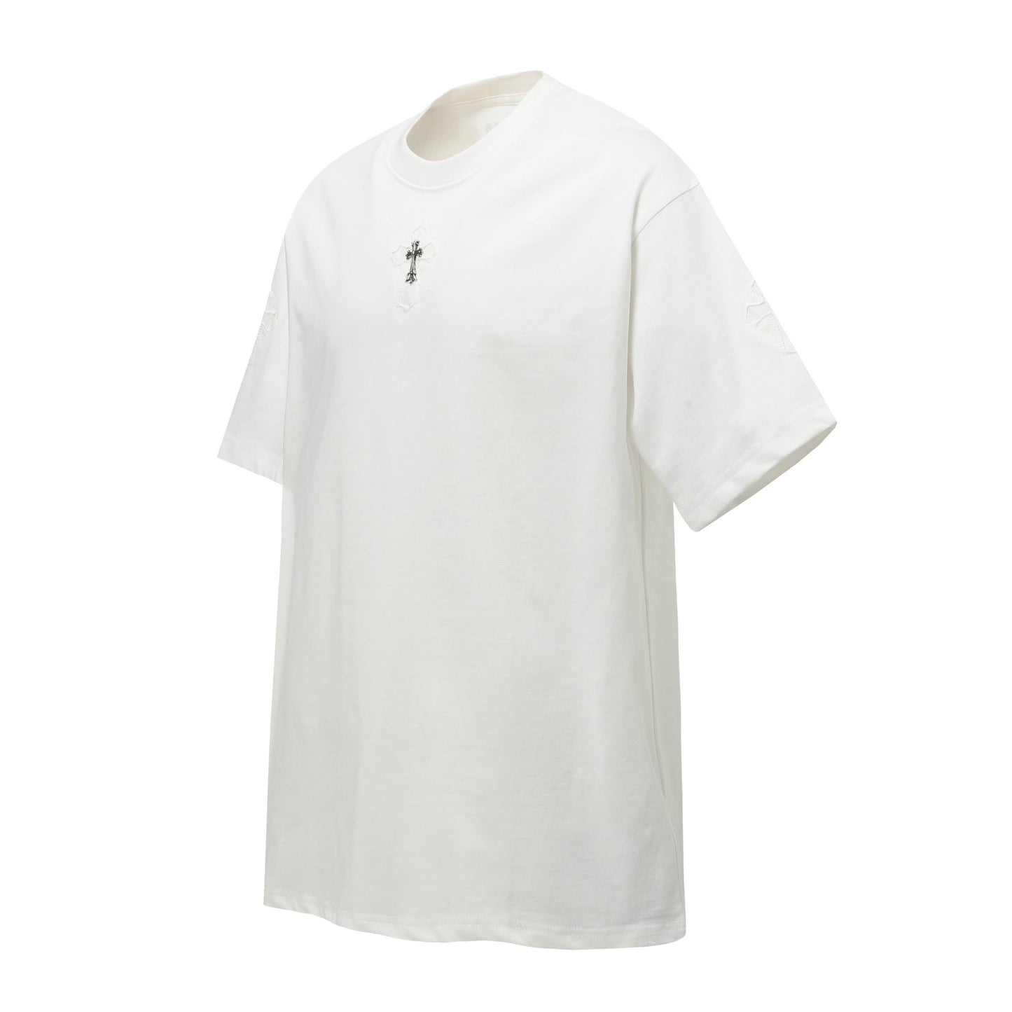 Chrome Hearts White Minimal Cross T-Shirt