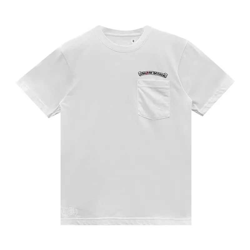 Chrome Hearts Las Vegas Rolling Stones Pocket White Shirt