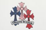 Chrome Hearts Multi Color Cross Cemetery Hoodie White