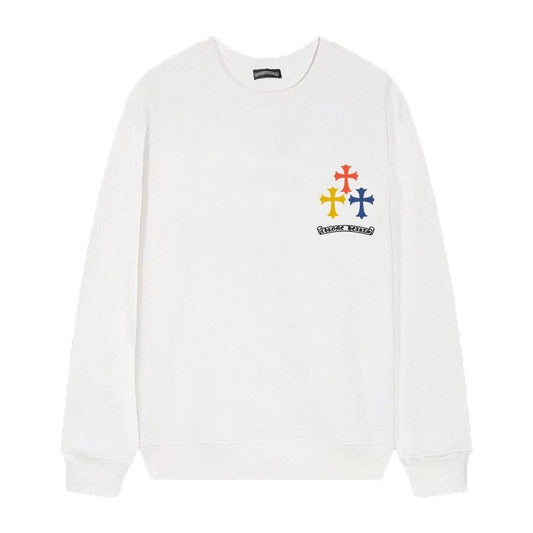 Chrome Hearts Multi Color Horseshoe Crewneck Sweatshirt
