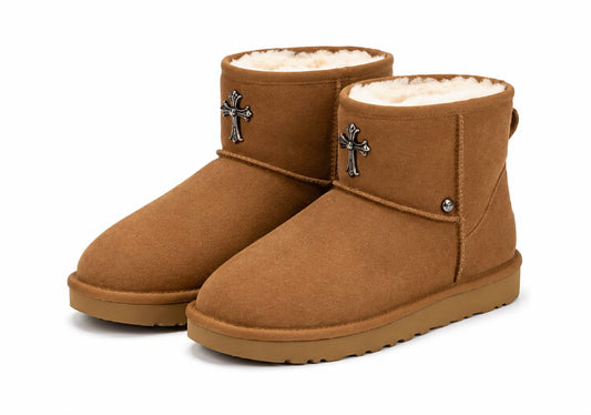 Chrome Hearts Gothic Cross Ultra Mini UGG Boots