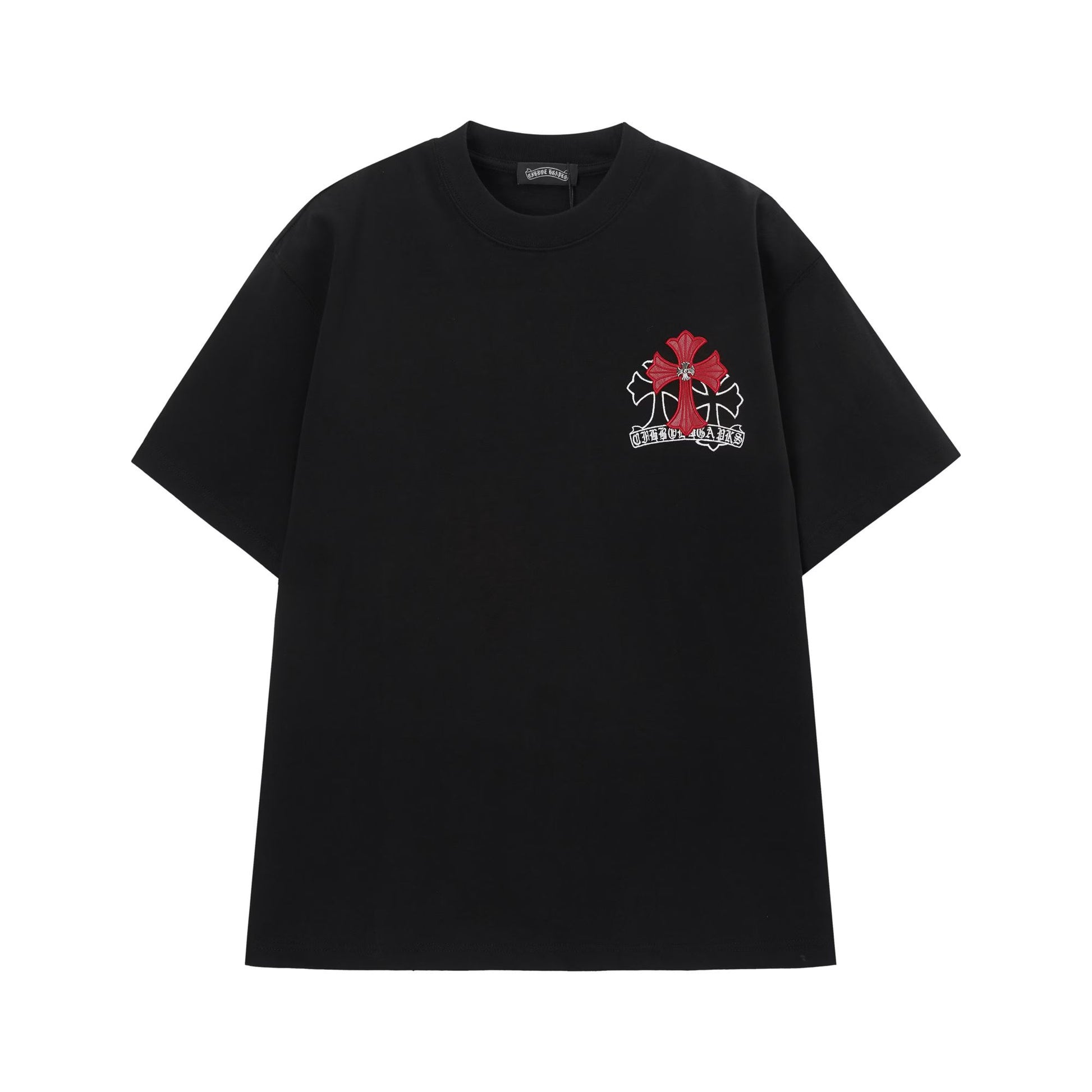 Chrome Hearts Red Triple Cross T-Shirt