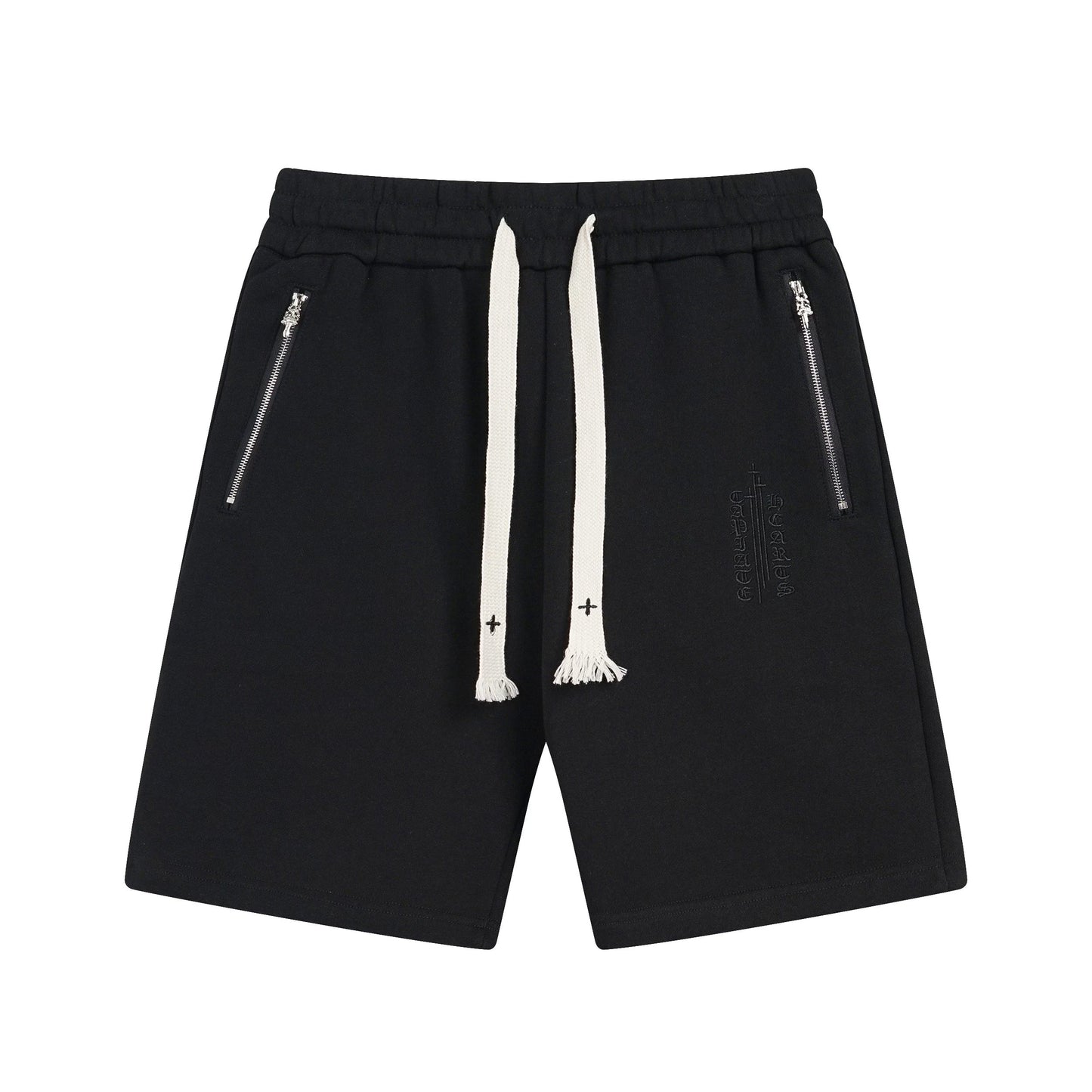 Chrome Hearts Black Cross Sweat Shorts