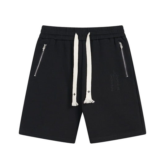 Chrome Hearts Black Cross Sweat Shorts